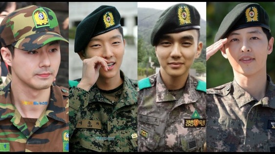 4 actors in uniform